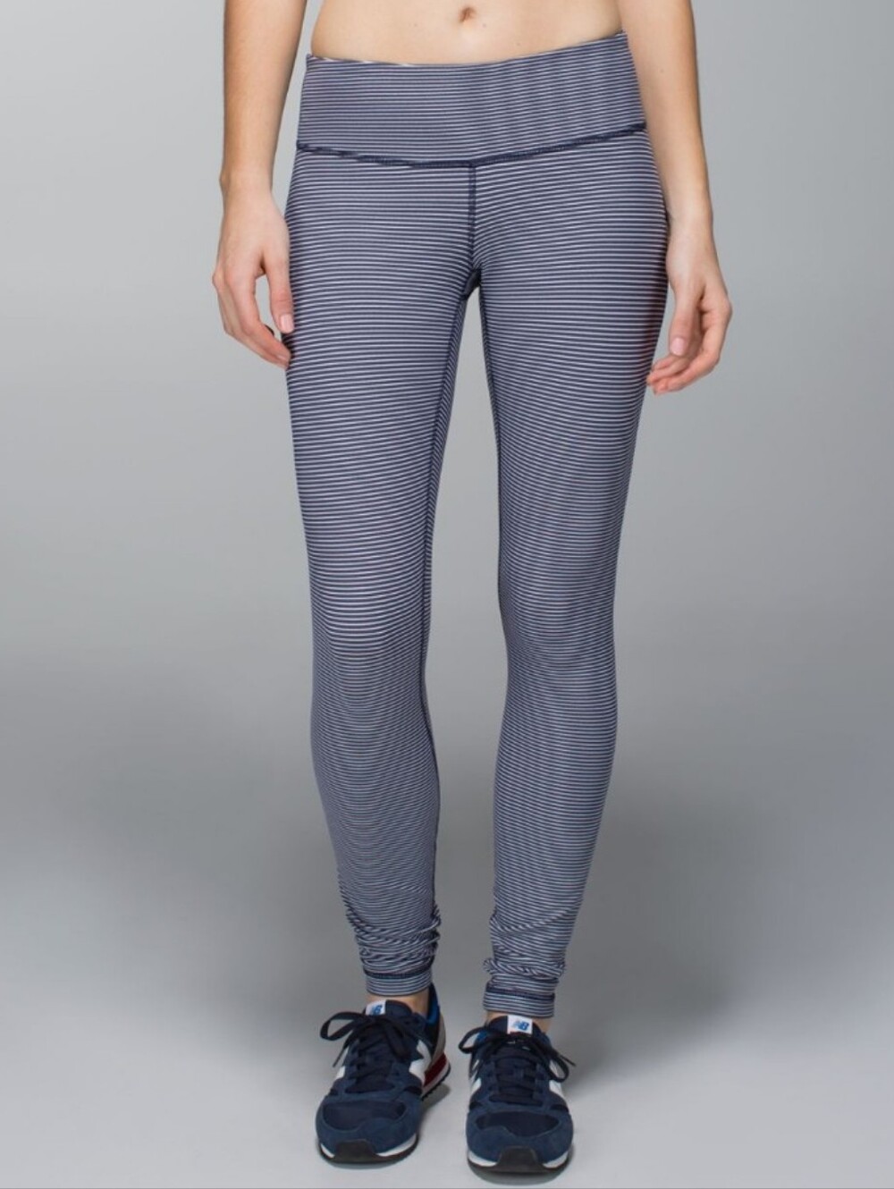 Lululemon Wunder Under Pant - Cadet Blue Stripe